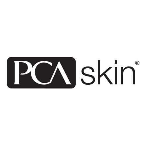 PCA Skin logo in black and white.